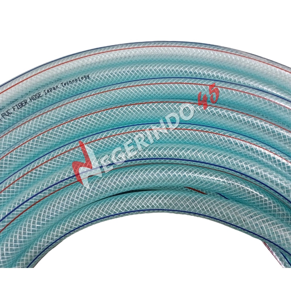 TYCOON SELANG BENANG 3/8&quot; / 1/2&quot; / 5/8&quot; / 3/4&quot; / 1&quot; (PER METER) PVC FIBER HOSE SELANG BENANG PVC SELANG AIR TAMAN