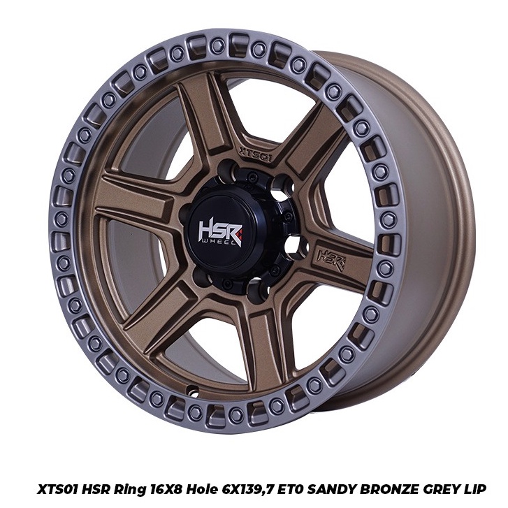 Velg Mobil HSR XTS01 Ring 16 Buat Ranger Terrano Hiace Fortuner