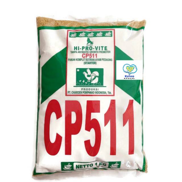CP511 / 511 Pakan Komplit Ayam Pedaging 1 Kg Phokphan