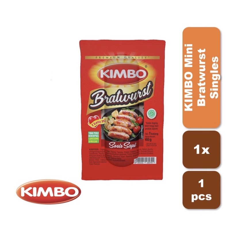 

KIMBO Sosis Mini Bratwurst Singles PROMO!!