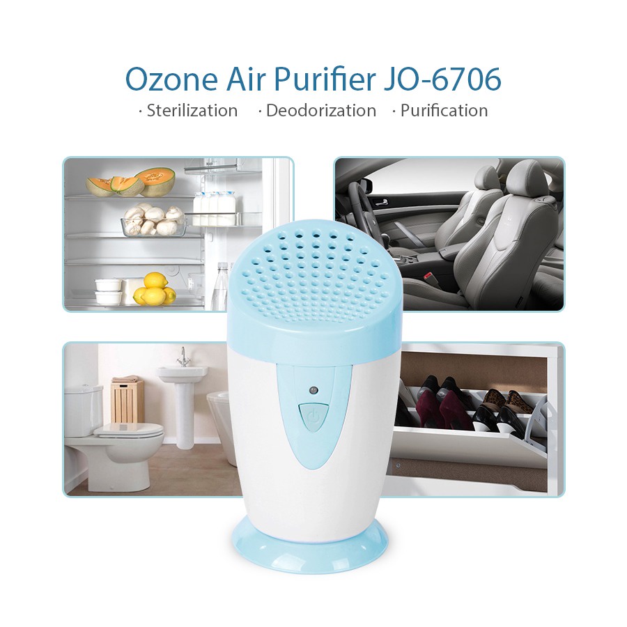 IONKINI JO-6706 Air Purifier Sterilizer Penghilang Bau Rumah Kulkas Mobil Lemari Pakain Dan Toilet Kamar Kecil