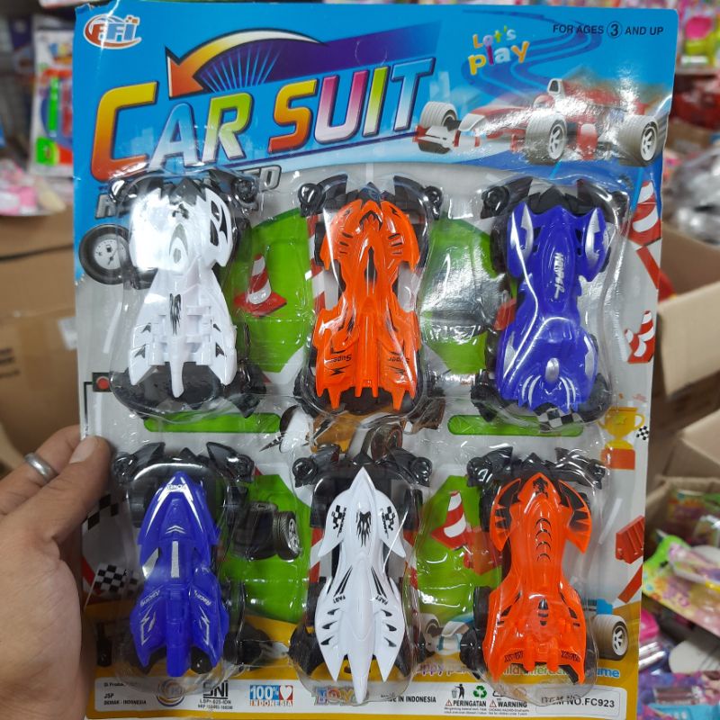 (PROMO) MAINAN ANAK TAMIYA PULLBACK ISI SESET 6PCS