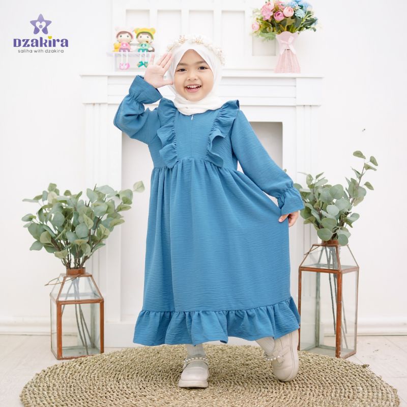 GAMIS QANITA BAHAN CRINKLE  0-4THN BY DZAKIRA