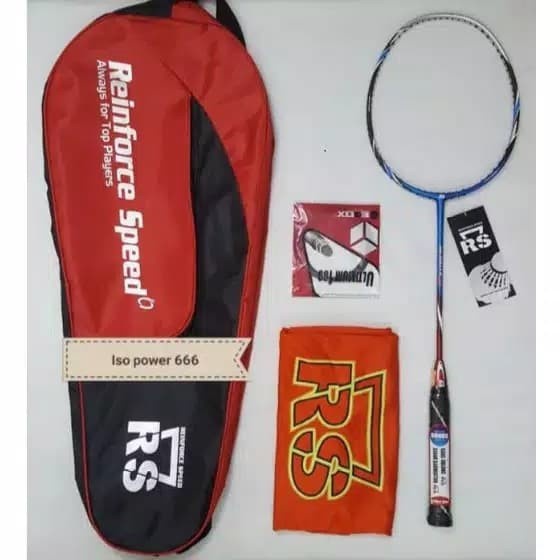RAKET BADMINTON RS ISO POWER 666 ORIGINAL 100%