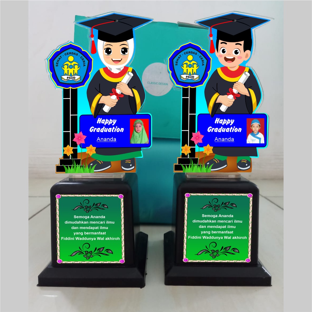 Plakat Wisuda  Akrilik Vandel Akrilik TK, Paud