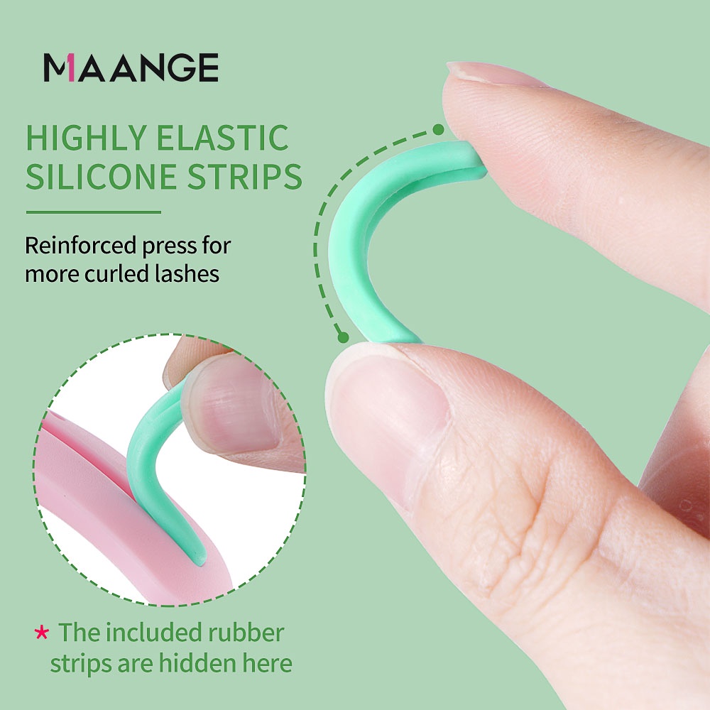 MAGEFY Penjepit Bulu Mata Portable karet fleksibel Alami Mengeriting Eyelash Curler 4071