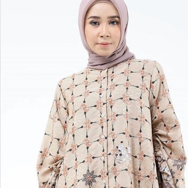 Kuranji top khaki size S ria miranda