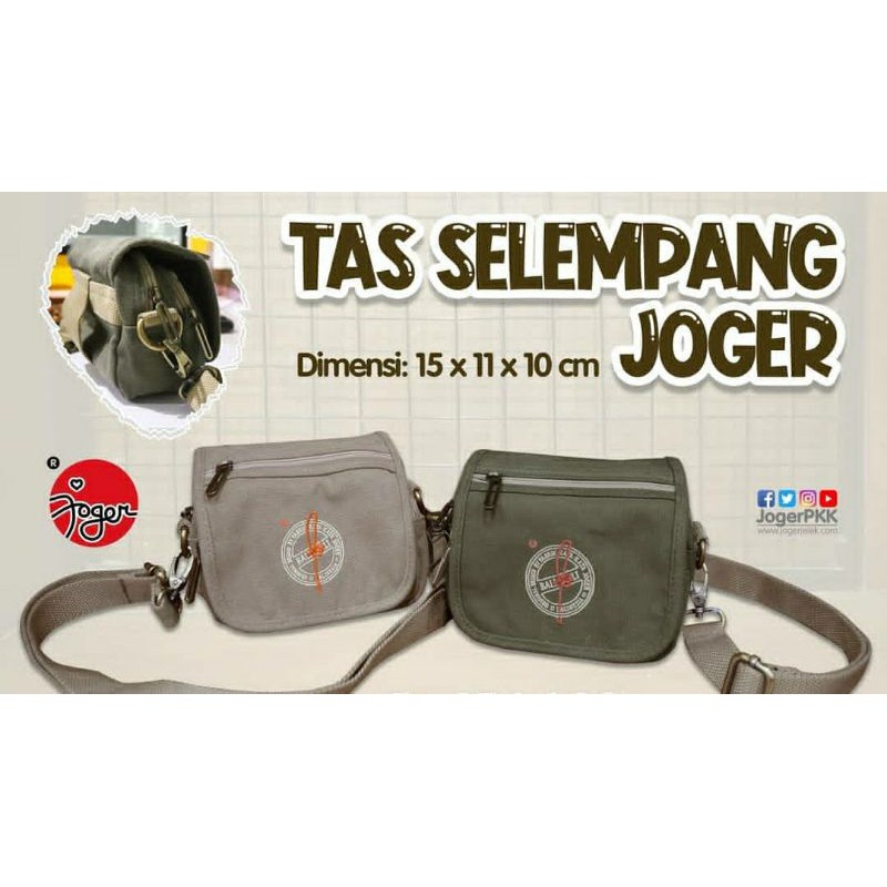Tas Selempang Canvas Joger Bali (Size Kecil)