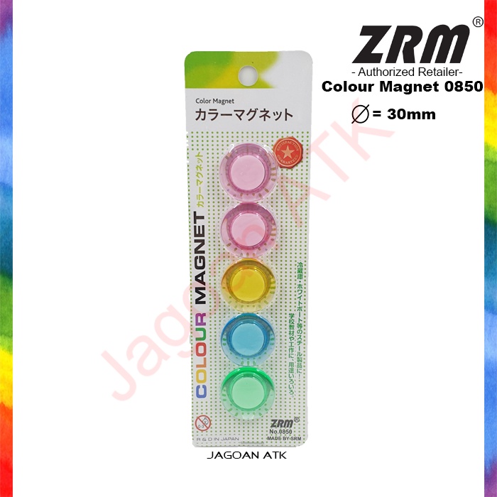 

Magnet Papan Tulis Warna Warni Transparan 30mm / Colorful Whiteboard Magnet 30mm ZRM 0850