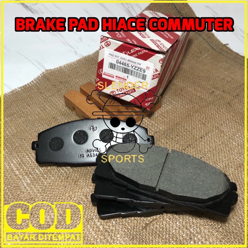 KAMPAS REM DEPAN HIACE COMMUTER - BRAKE PAD HIACE COMMUTER