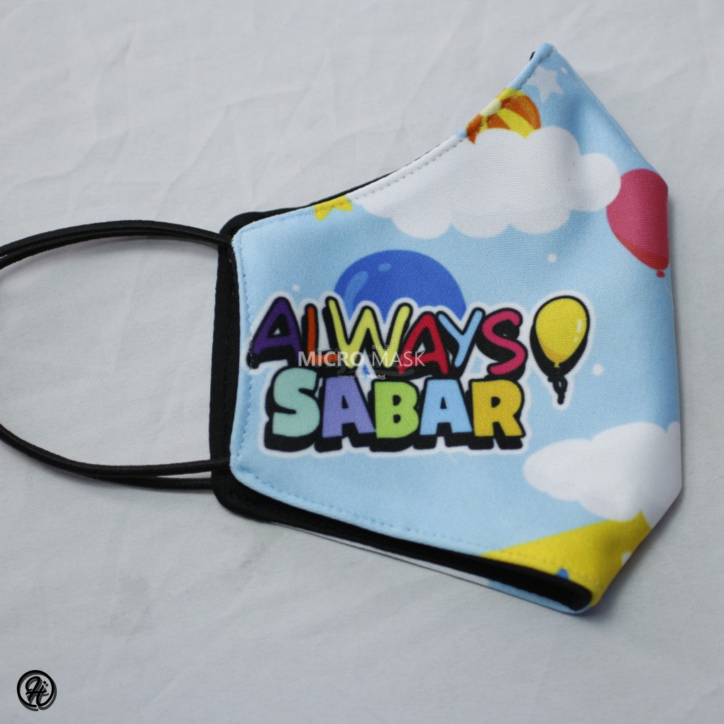 Masker Hijab anak / Masker hijacket Kids / Masker anak wanita muslimah-4