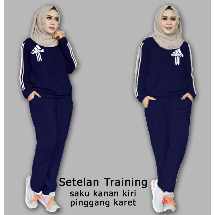 TRAINING SET , Stelan Olahraga WANITA B1-Love 61201-60376-64110-73135 L,XL,XXL,XXXL