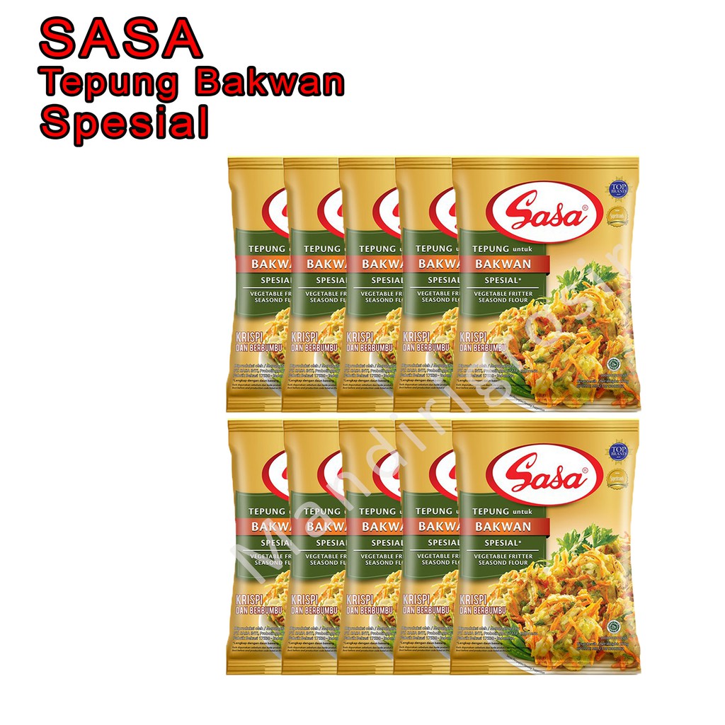 TEPUNG BAKWAN * SPESIAL KRISPI * BERBUMBU * SASA * 100g