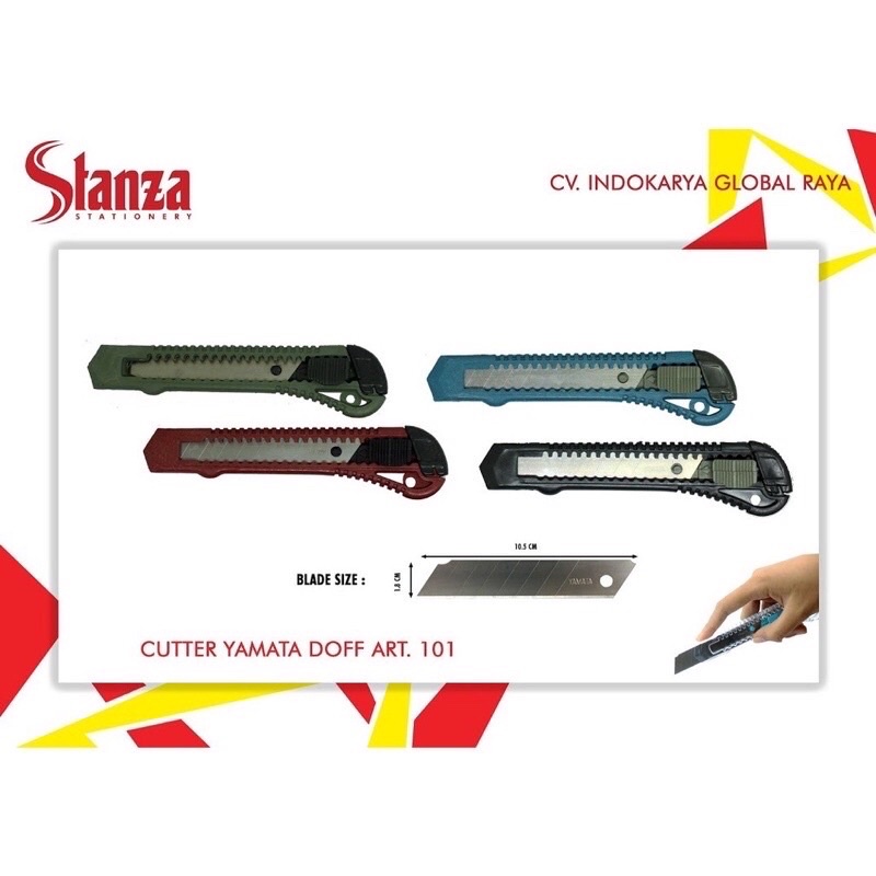 (SUN) CUTTER BESAR YAMATA / PISAU KATER TAJAM L500 MURAH