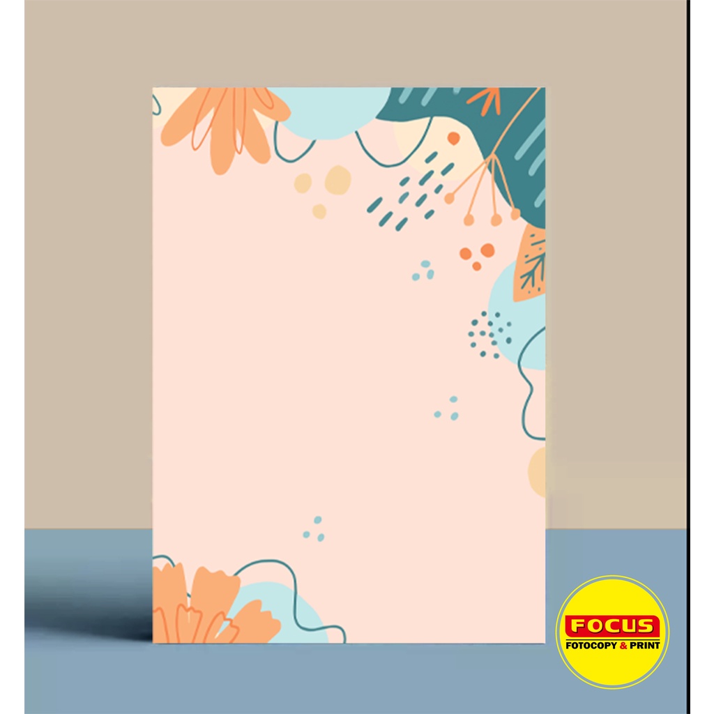 

CUSTOM BUKU ESTETIK A5 /BOOKPAPER AESTETIK /NOTEBOOK CUSTOM