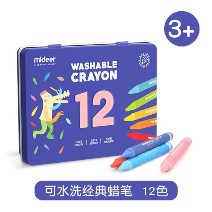 

Discount TweedyToys - Mideer Washable Crayons 12 Warna