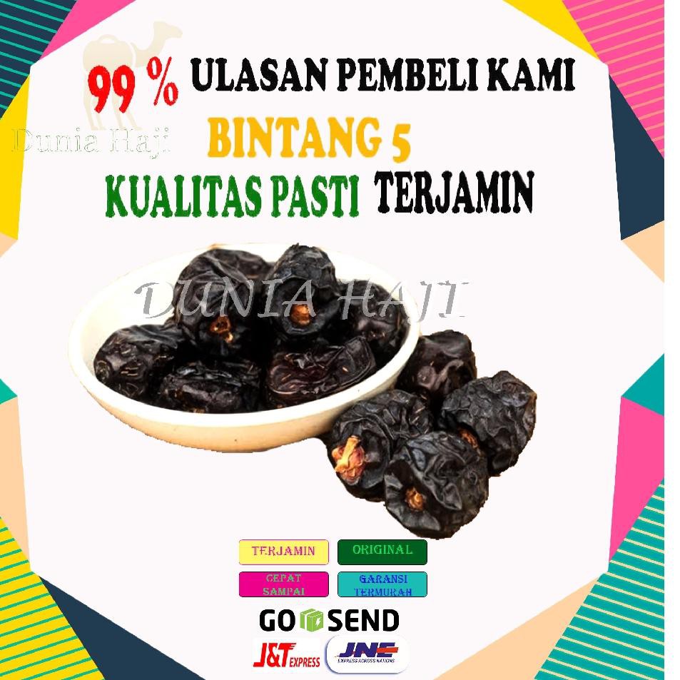 

[TERLARIS] [COD] Kurma AJWA Asli 100% Original Saudi / Kurma Nabi Madinah Premium / Oleh Oleh Haji d