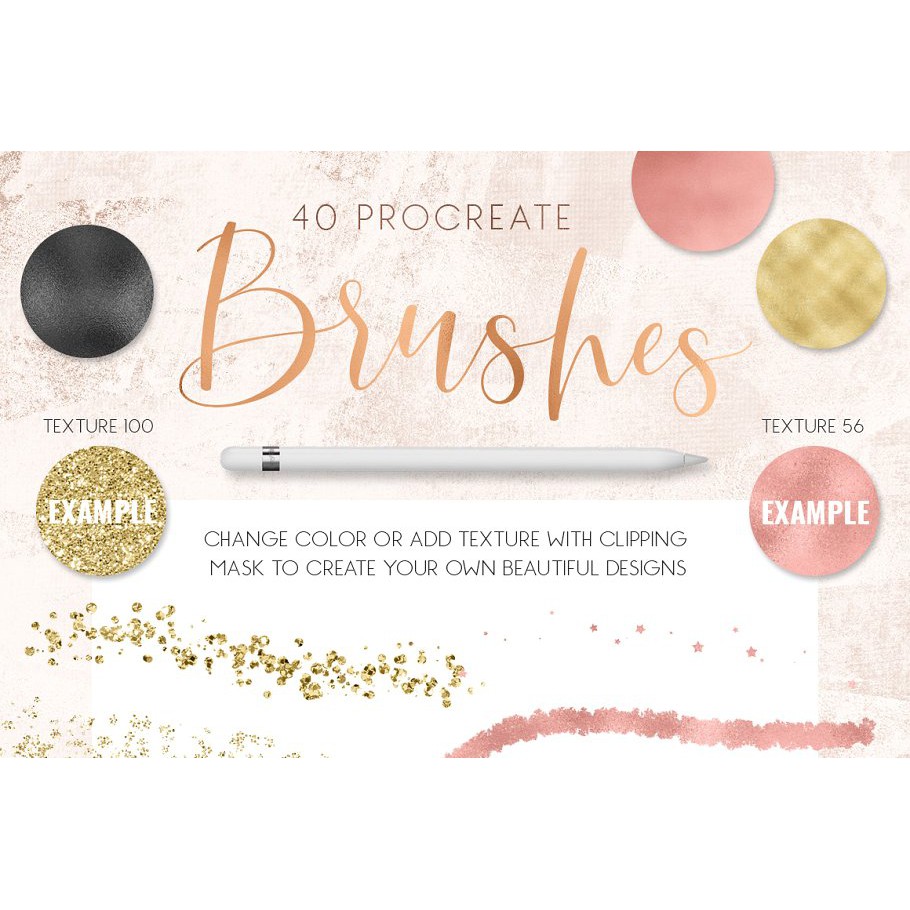 Procreate Brush - Elegant Kit Aesthetic Brushes for Procreate