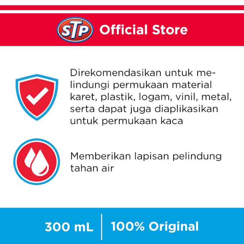 STP Silicone Spray Lubricant Pelumas Anti Karat Mobil Power Window 300ml