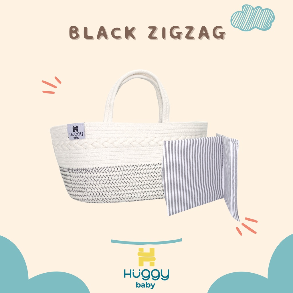 Huggy Baby BAG01 Rope Caddy Bag | Diaper Bag Organizer Bag Tas Bayi