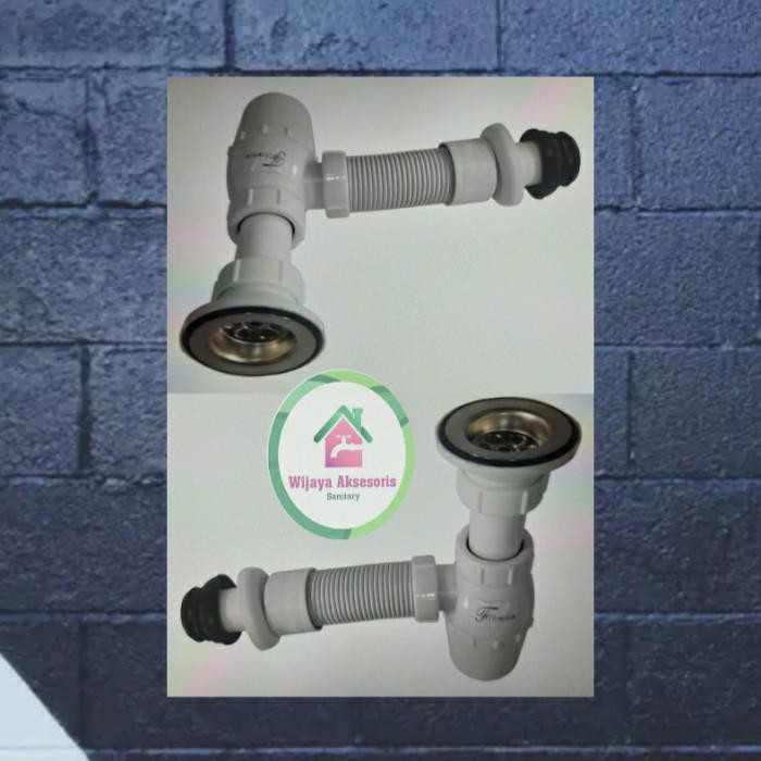 Tutup Wastafel / Sifon Wastafel Botol/Afur Sifon Wastafel Fleksibel