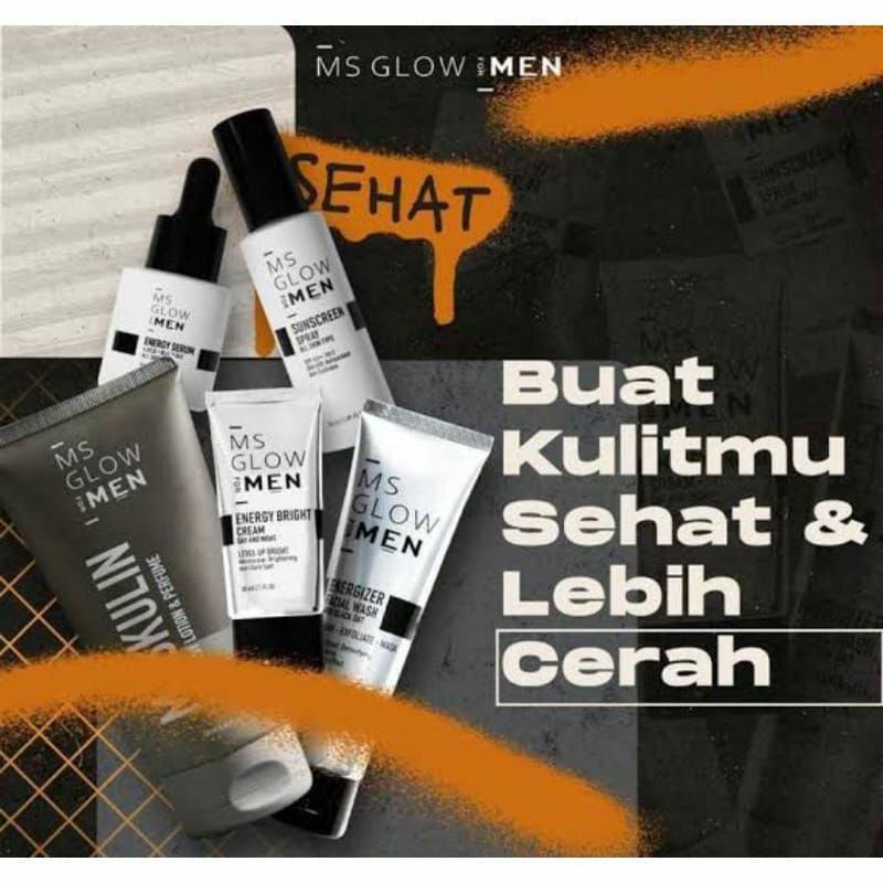[TERLARIS] MS GLOW MEN PAKET BASIC / PAKET LENGKAP MS GLOW MEN