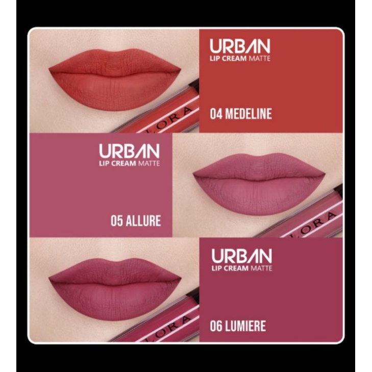 LIPSTIK IMPLORA Urban Lip Cream Matte Original BPOM