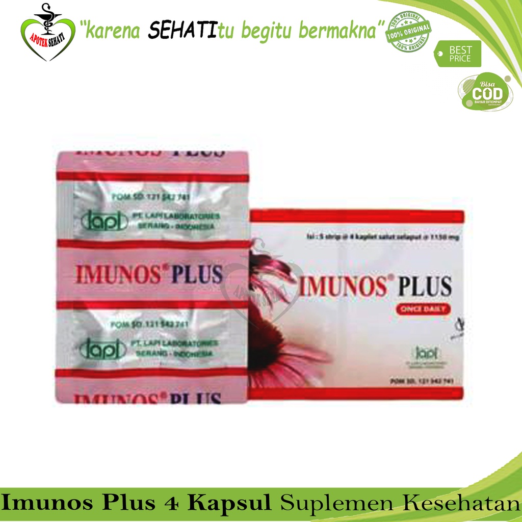 Imunos Plus Tablet Suplemen Kesehatan Daya Tahan Tubuh