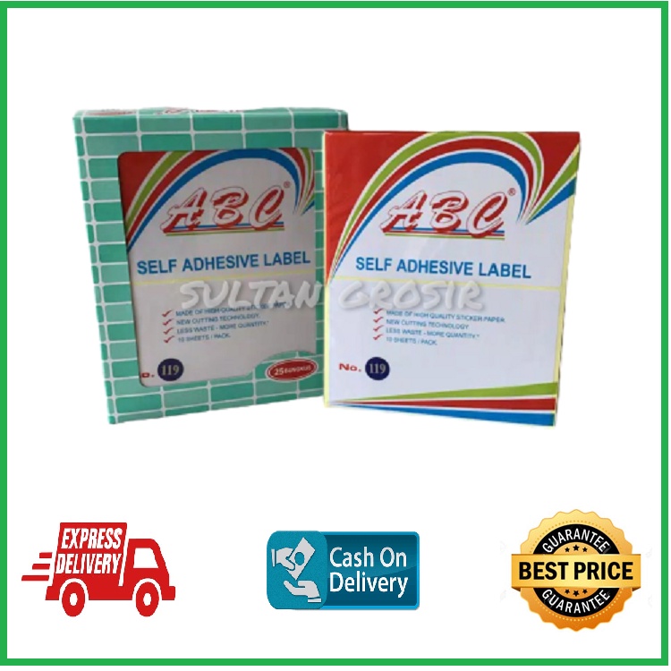 

LABEL ABC STIKER / LABEL SELF ADHESIVE / LABEL UNDANGAN