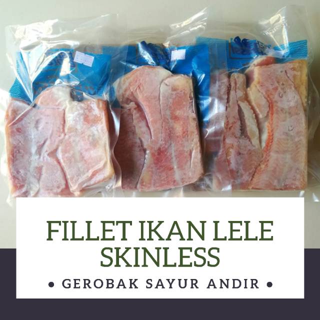 FILLET IKAN LELE SKINLESS (tanpa kulit) (frozenfood) / fishexpress_id