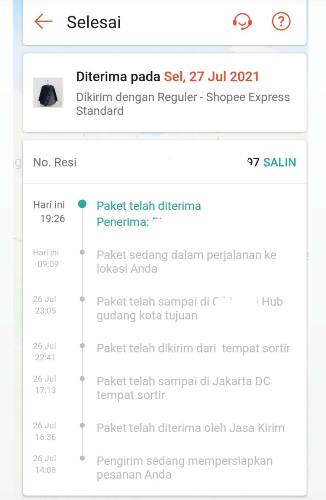 Atasan Batik Susie Black