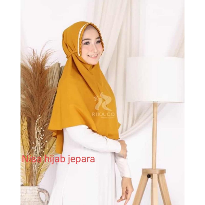 Bergo Maryam kcb renda kepala ukur 67x75cm