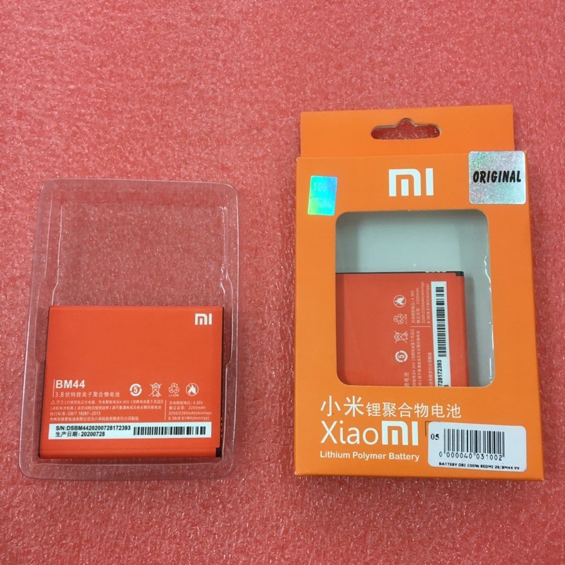 BATTERY BM44 XIAOMI REDMI 2 / BATERAI XIAOMI BM44 / BATRE REDMI 2 2S BM44 ORI VV