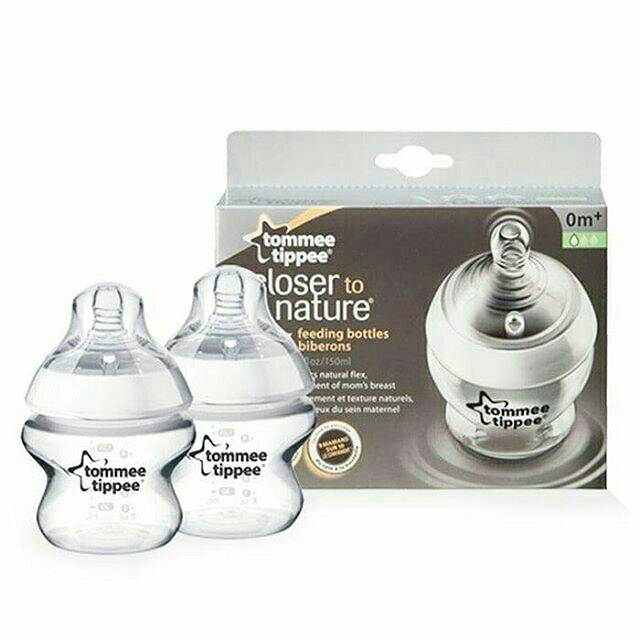 [Satuan / Isi 2] Tommee Tippee Closer to Nature Bottle 150 ml / Botol Susu Tommee Tippee 150ml