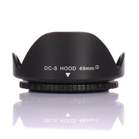 Universal Lens Hood 49mm For Nikon Canon Pentax Sony Minolta
