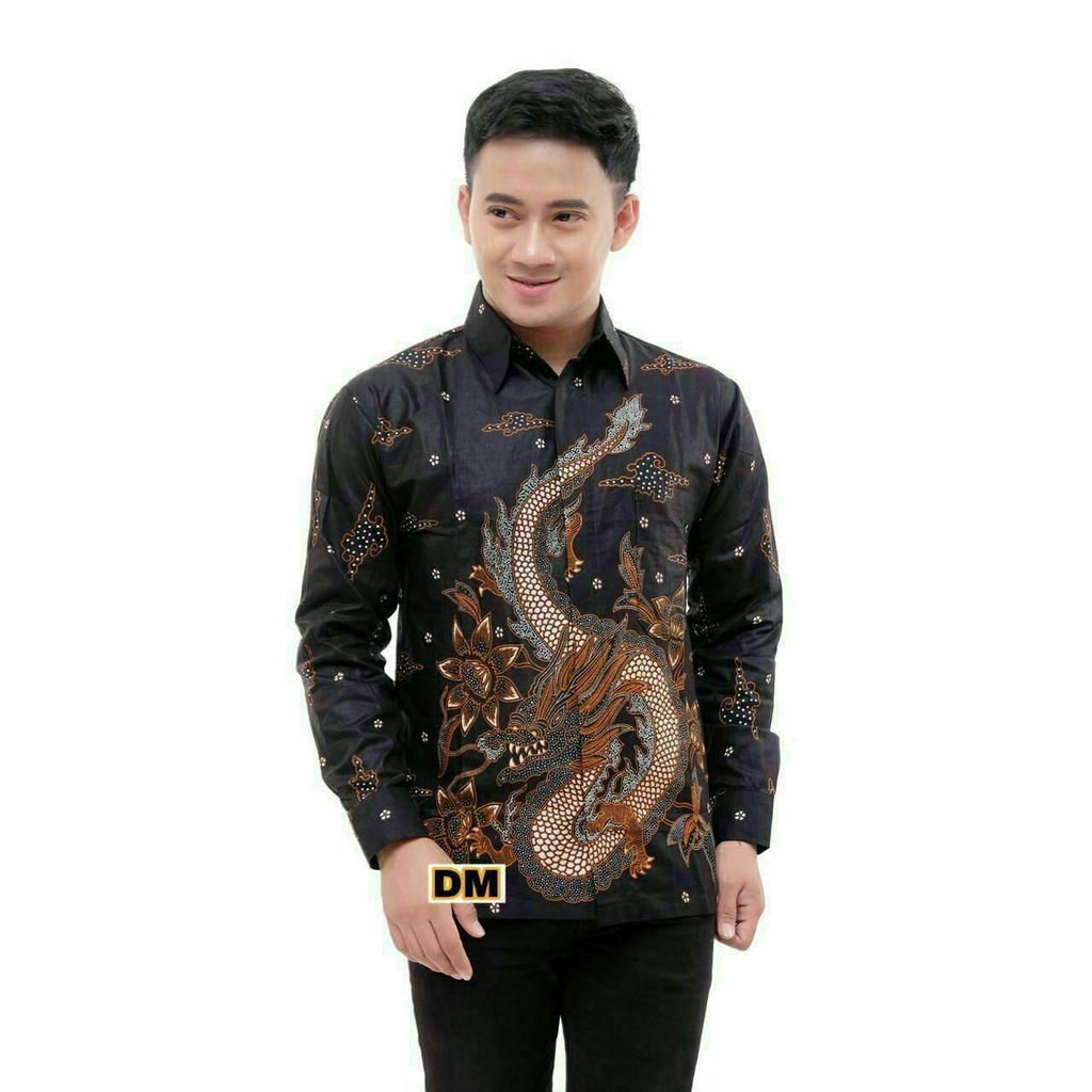 Pakaian Batik Pria Modern Elegan / Baju Batik Pria Kondangan Pernikahan / Batik Pria Dewasa Remaja-A