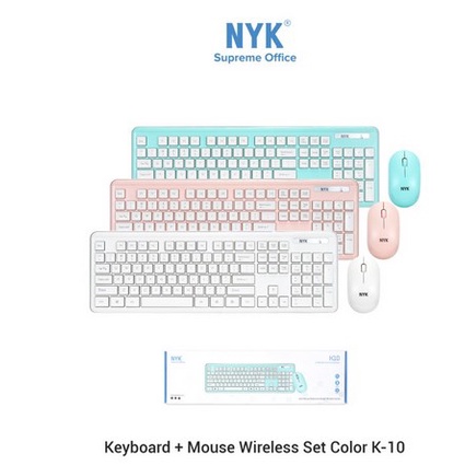 ITSTORE NYK Supreme K10 Wireless Keyboard Mouse Combo Silent  2.4Ghz K-10