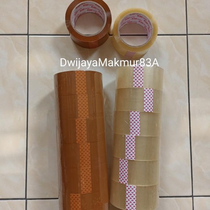 

(BISA COD) Lakban Murah OPP Tape 48mm / Lakban Besar 2 Inch (6 buah) TERLENGKAP Kode 377
