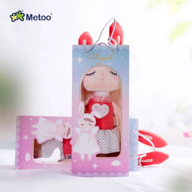 MOMBABY1 Kado Mainan Anak Perempuan Boneka Metoo New Love Merah Free Paperbag