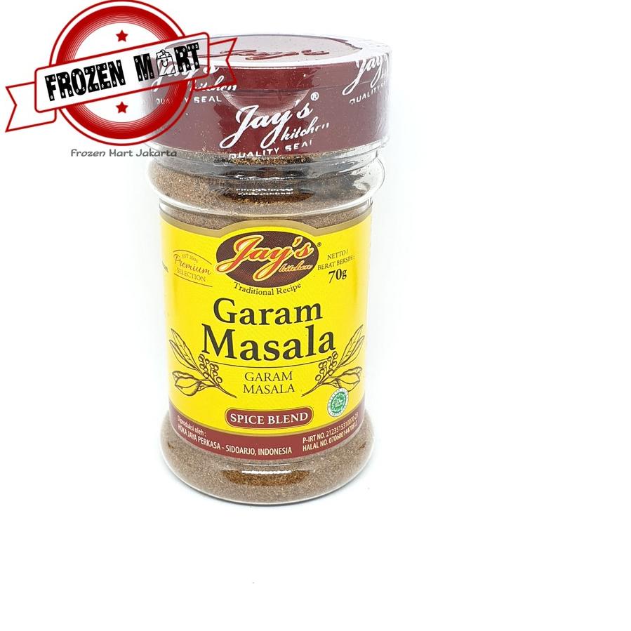 

팝 JAYS / JAY'S GARAM MASALA 70GR / GARAM MASALA Miliki