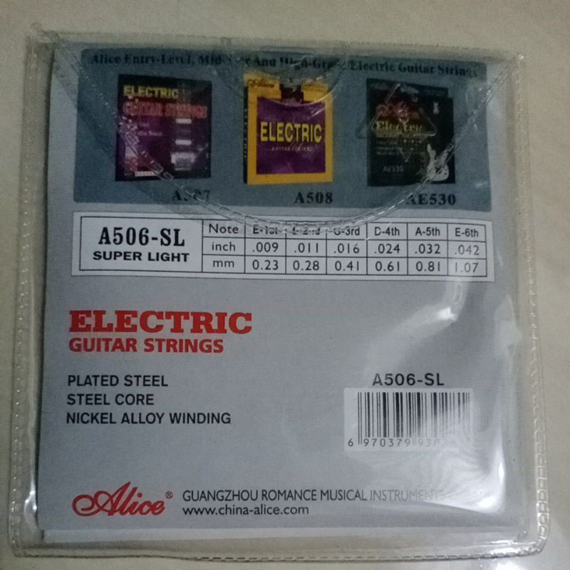 senar gitar Alice elekrik 009 satu set