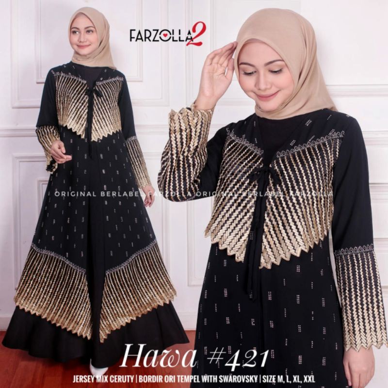 hawa 421 Gamis Abaya Dress Farzolla2