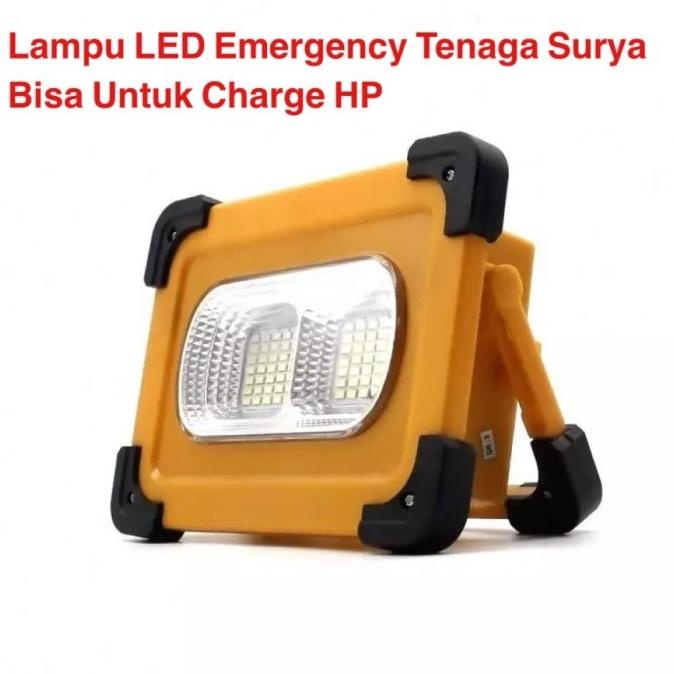 Lampu Portable Emergency Solar Cell 100 Watt 100W Lampu Sorot 100 Watt