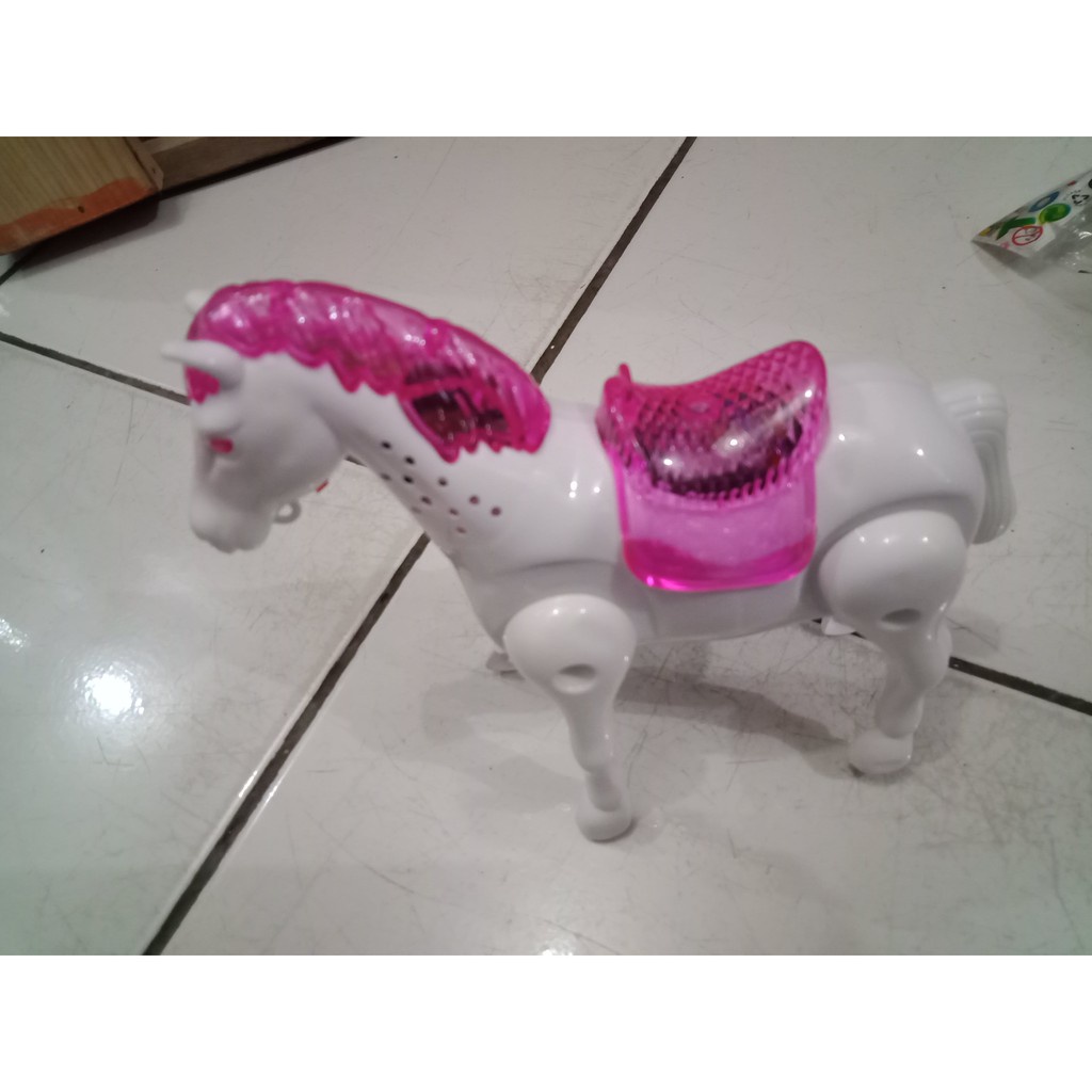 Mainan Kuda Batrey Horses musik dan Lampu Mainan Anak