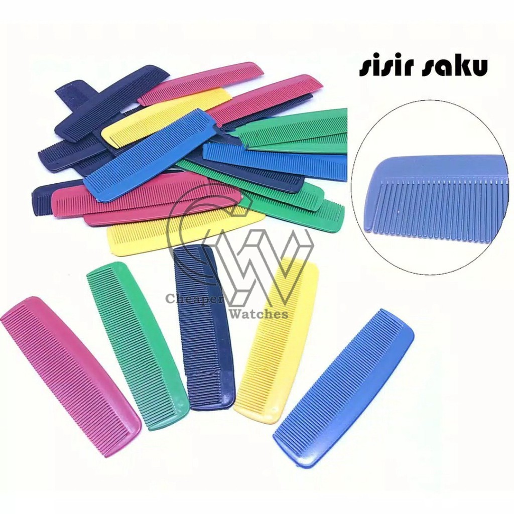 Cheaper-12pcs-Sisir Saku Sisir Rambut Sisir Pomade Sisir Kecil Souvenir Termurah