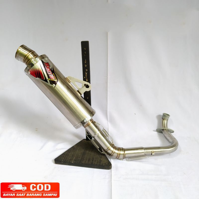 KNALPOT RACING BEST3 LEHER SAMPING INLET 50 MM KNALPOT CUSTOM BEAT SCOOPY VARIO 110 LED 125 NWE VARI