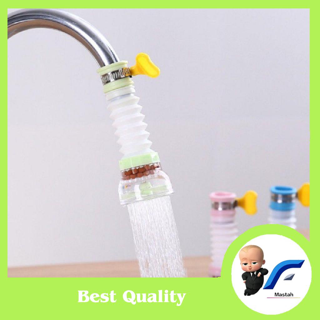 msth_K02 Sambungan Kran Air Fleksibel dengan Klep Saringan Air Keran Water Filter Faucet Anti Splash Shower