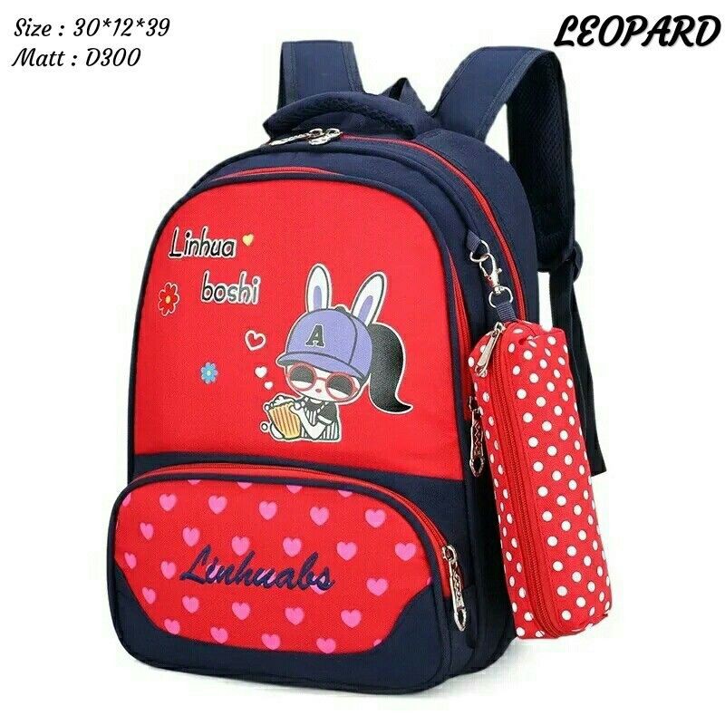 Tas Anak Perempuan Tas Sekolah PAUD TK SD Tas Backpack Anak Tas Punggung Linhua