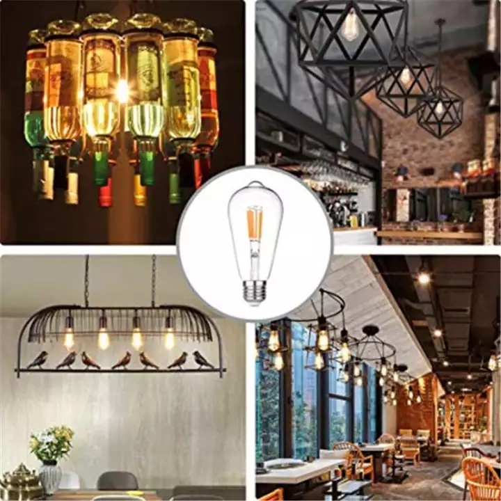 [ Dream Beautiful Lighting Bulb ][ Edison Bulb ST64 4W 6W 8W 12W LED E27 Bulb ][ Retro Vintage Light Bulb ]