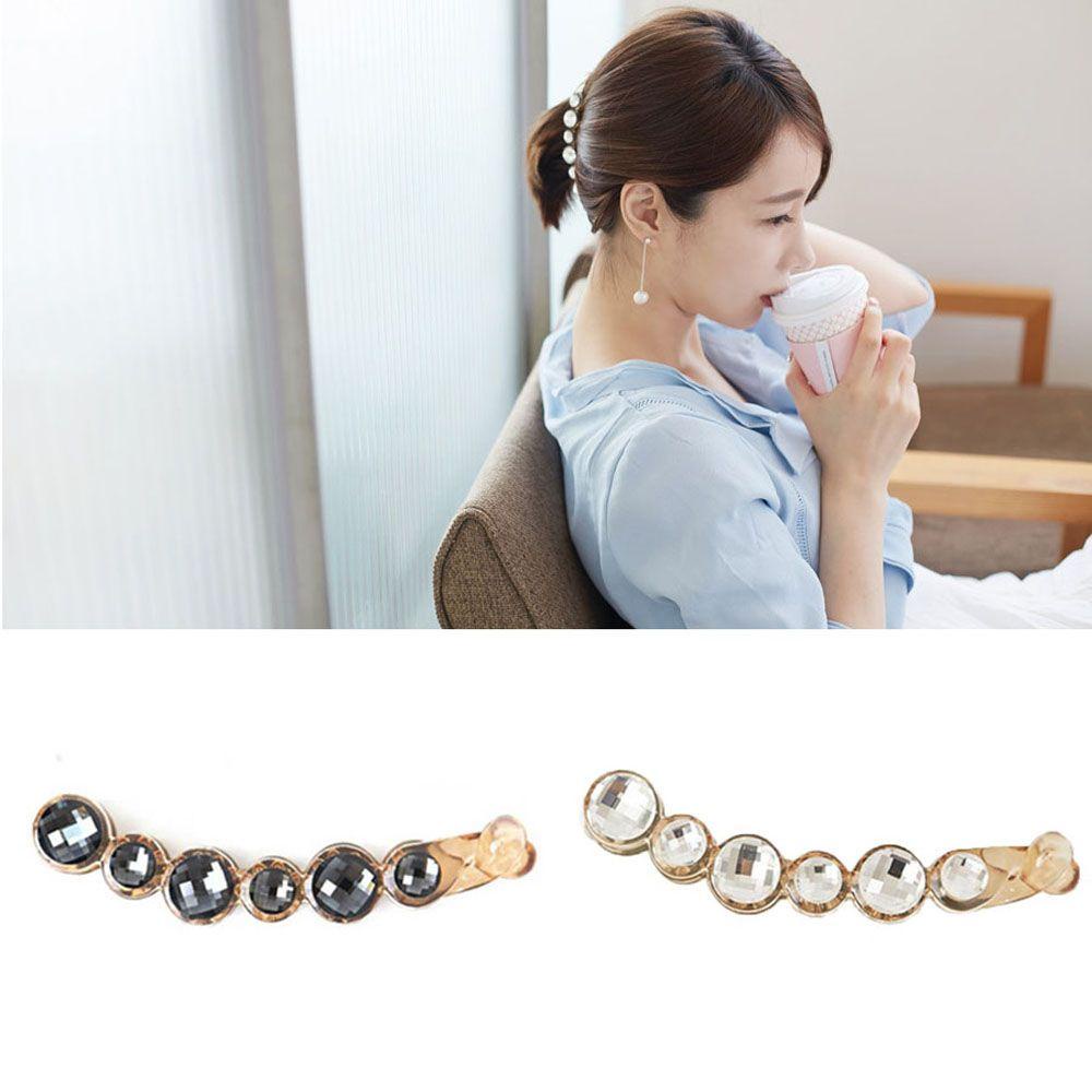 Agustina Hair Claw Gaya Korea Simple Untuk Gadis Lady Aksesoris Rambut Fashion Warna Solid Hair Clip